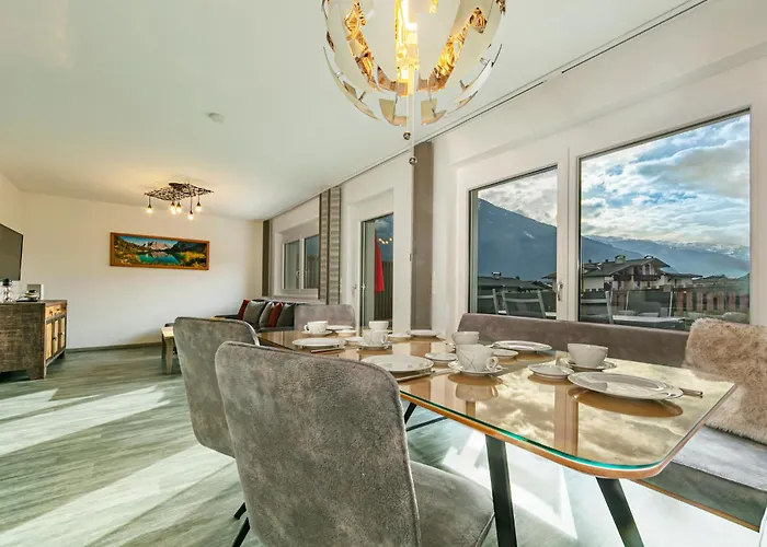 Nyaraló H19 - Modernes 145qm, 3sz, Wellnessbereich Mit Sauna Und Dachterrasse Mit Panoramablick, Kuehlen Und Heizen Mit Geothermie *