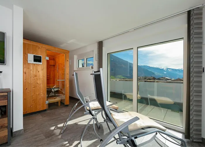 H19 - Modernes 145qm, 3sz, Wellnessbereich Mit Sauna Und Dachterrasse Mit Panoramablick, Kuehlen Und Heizen Mit Geothermie